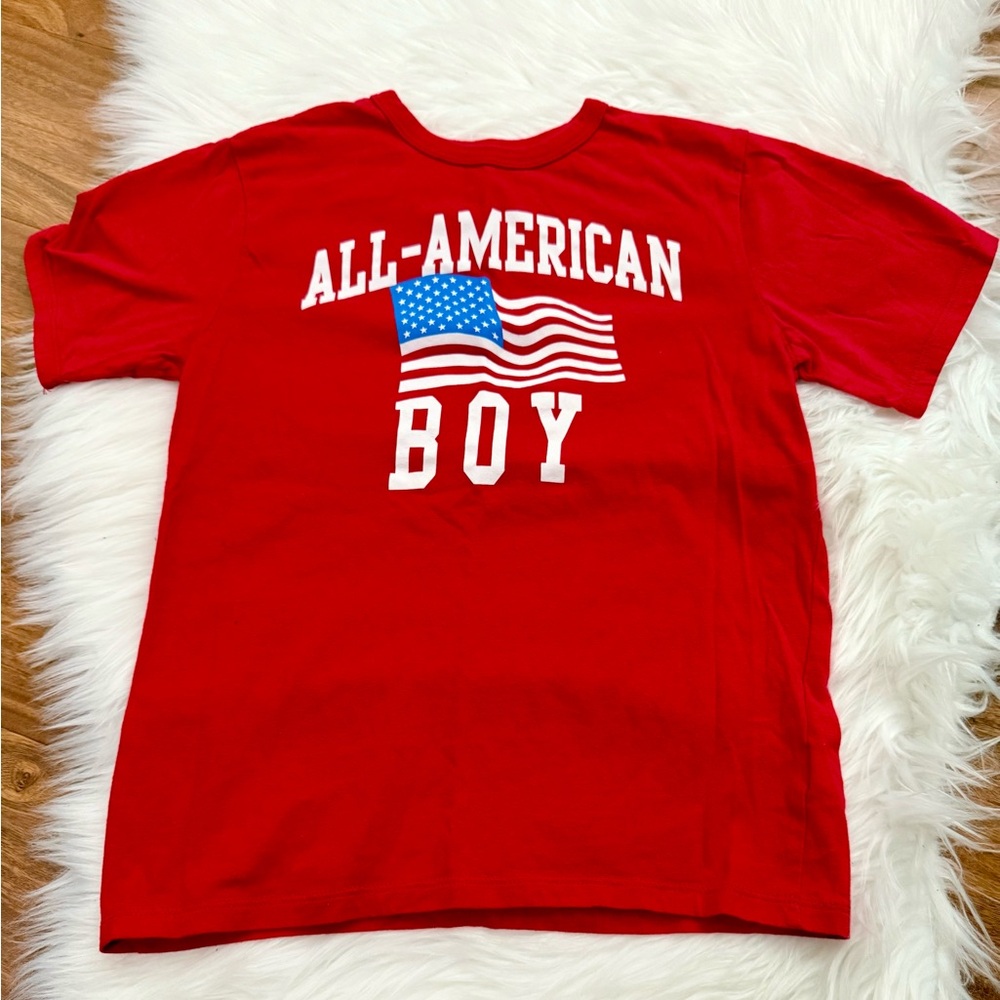 All-American Boy Red Kids T-Shirt